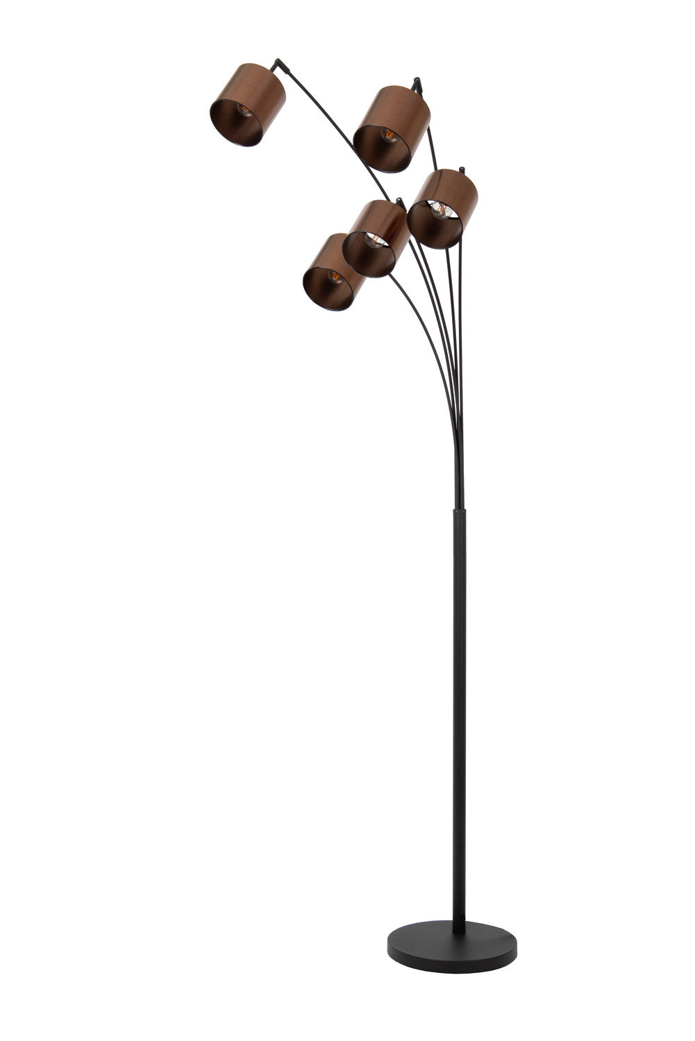Lampadaire Rankos 5 lumières noir