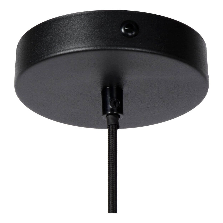 Suspension Jova dorée mat et noire