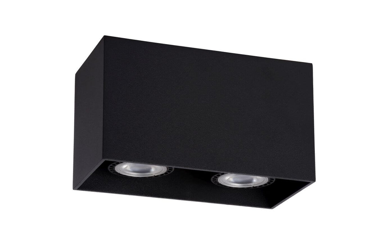 Plafonnier Bodi 2 lumières noir
