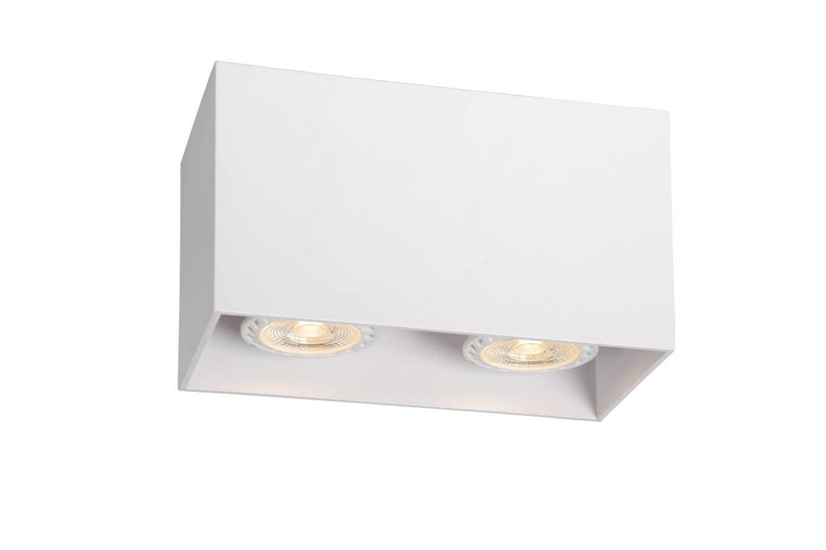 Plafonnier Bodi 2 lumières blanc