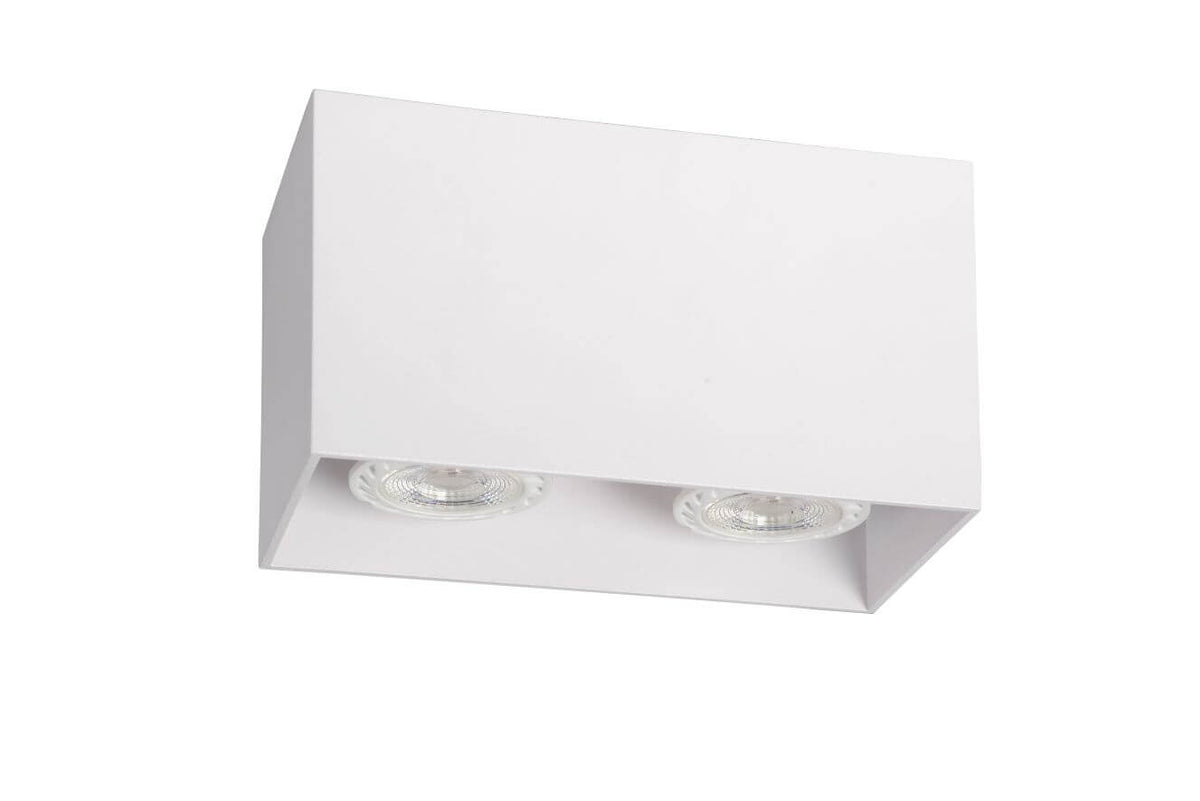 Plafonnier Bodi 2 lumières blanc