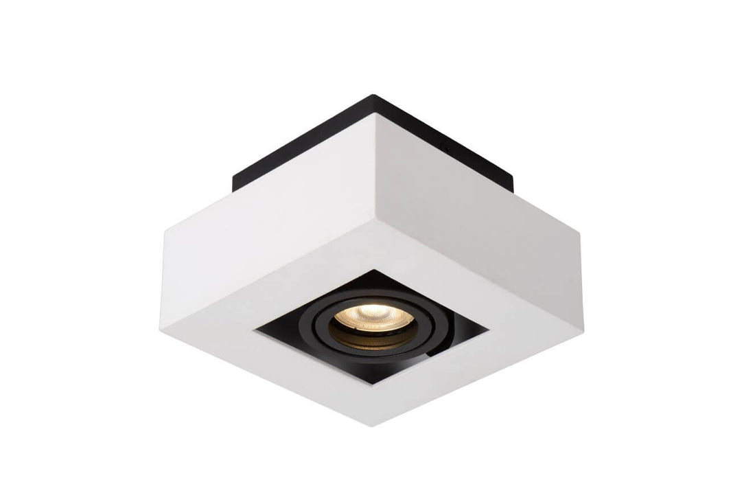 Plafonnier Xirax blanc et noir