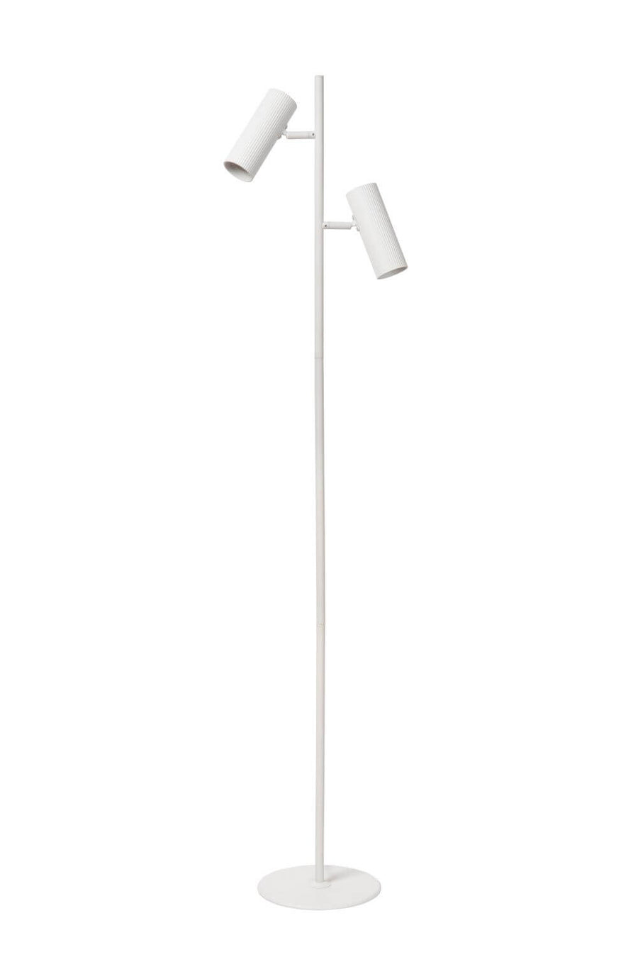 Lampadaire Clubs 2 lumières blanc