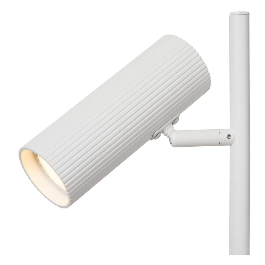 Lampadaire Clubs 2 lumières blanc