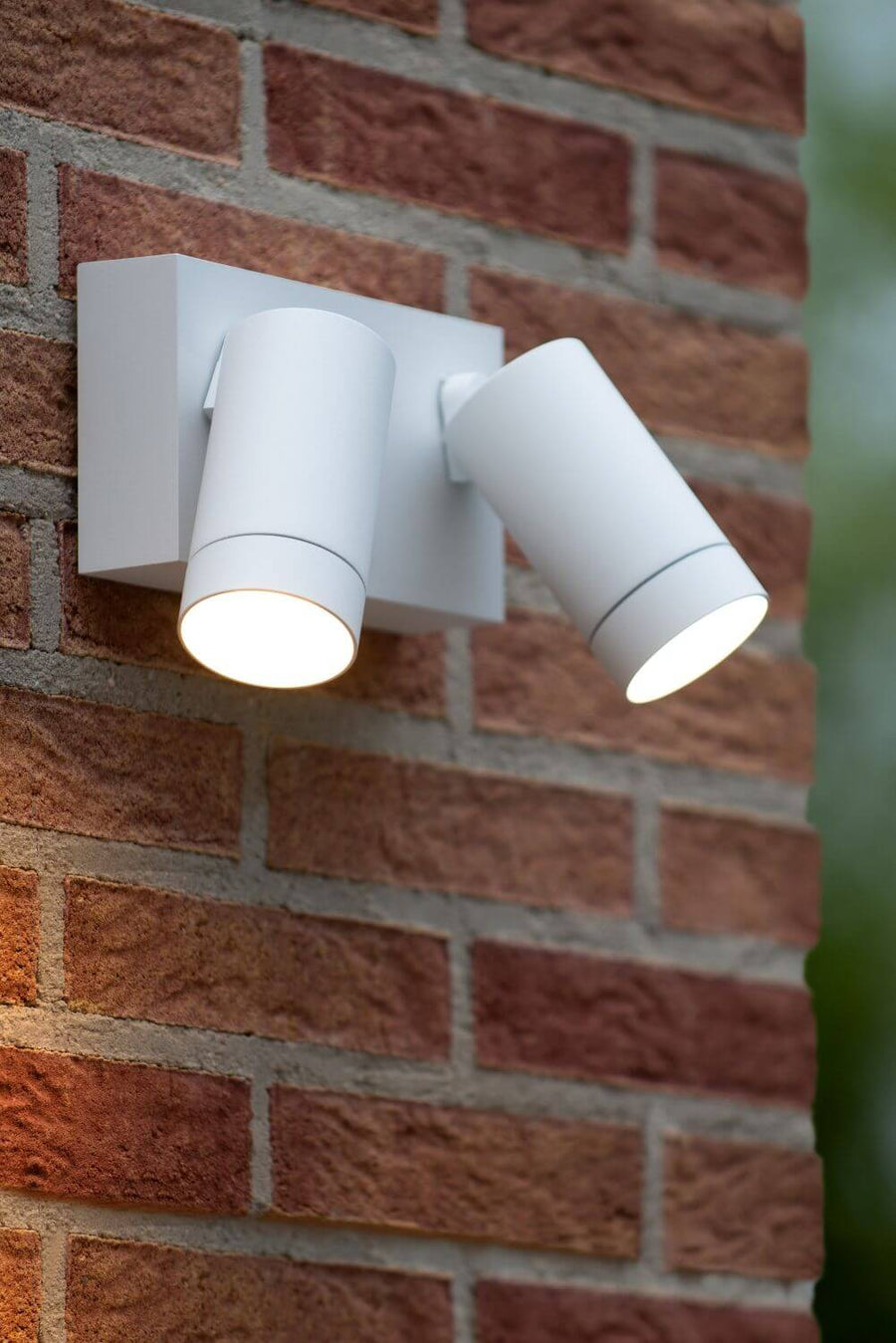 Applique extérieure Taylor 2 lumières blanche