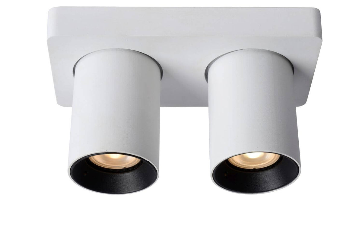 Plafonnier Nigel 2 lumières blanc