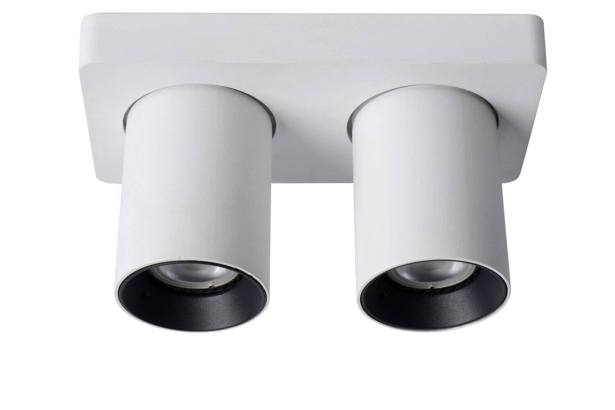 Plafonnier Nigel 2 lumières blanc