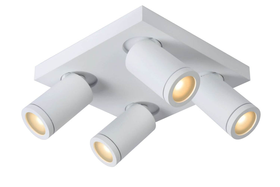 Plafonnier Taylor 4 lumières blanc