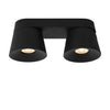 Plafonnier Trigono 2 lumières noir