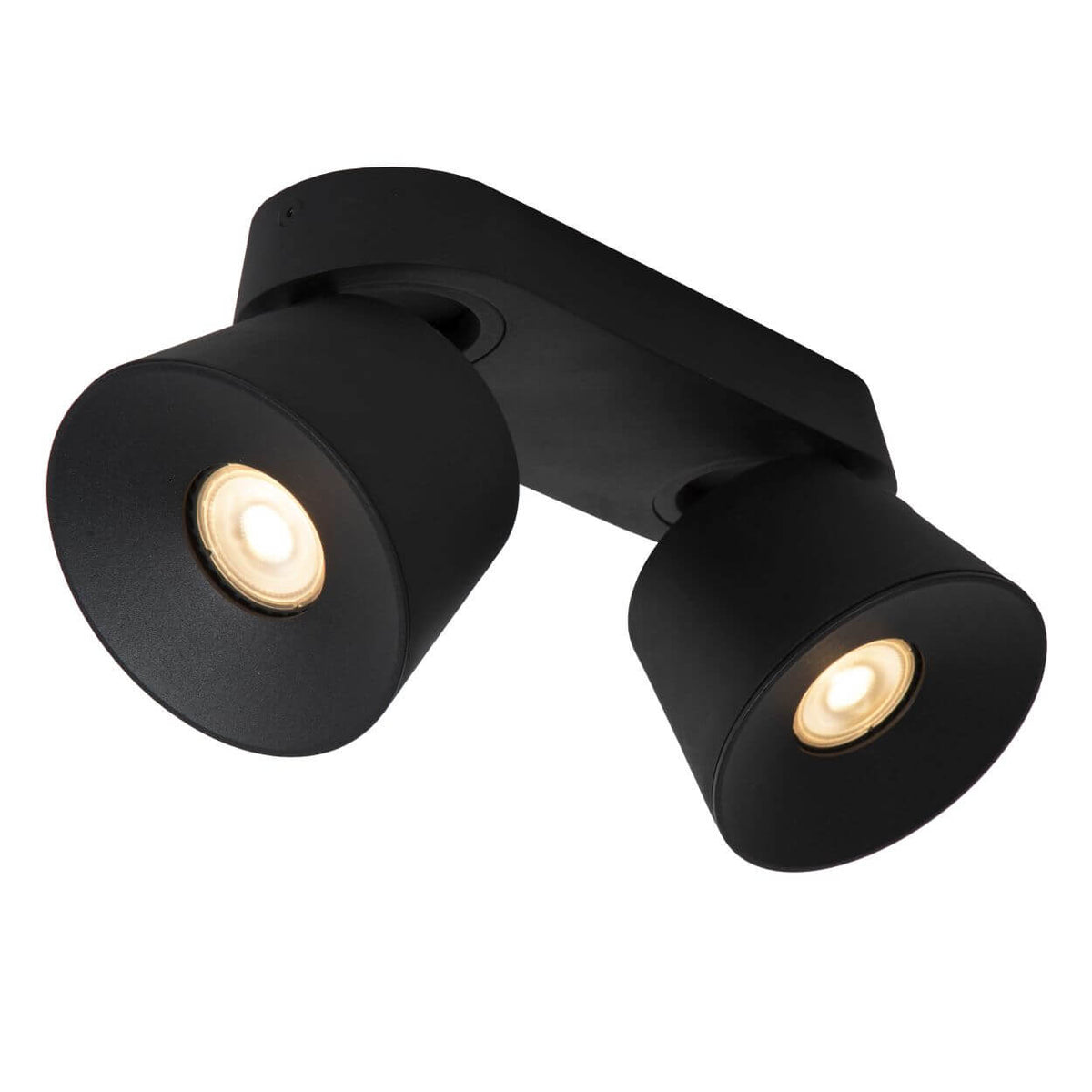 Plafonnier Trigono 2 lumières noir
