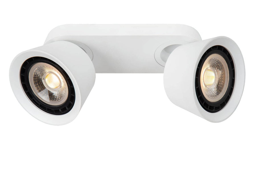 Plafonnier Trigono blanc, L 29,7 cm