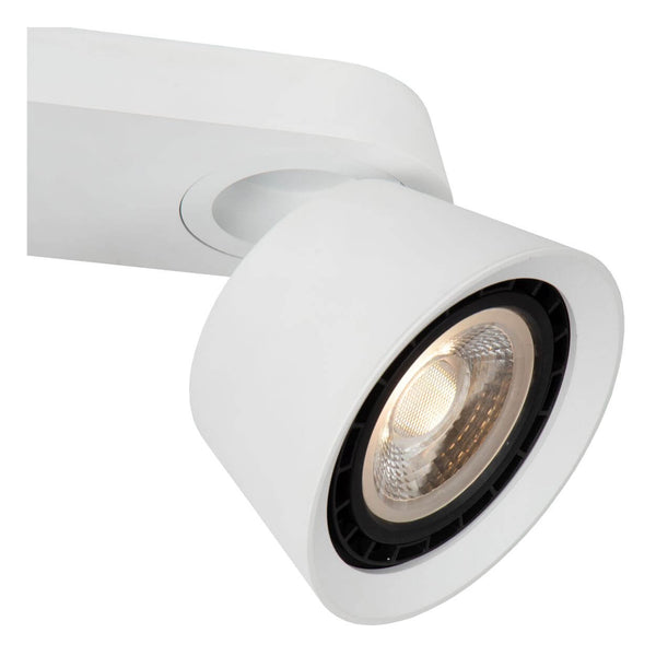 Plafonnier Trigono blanc, L 29,7 cm