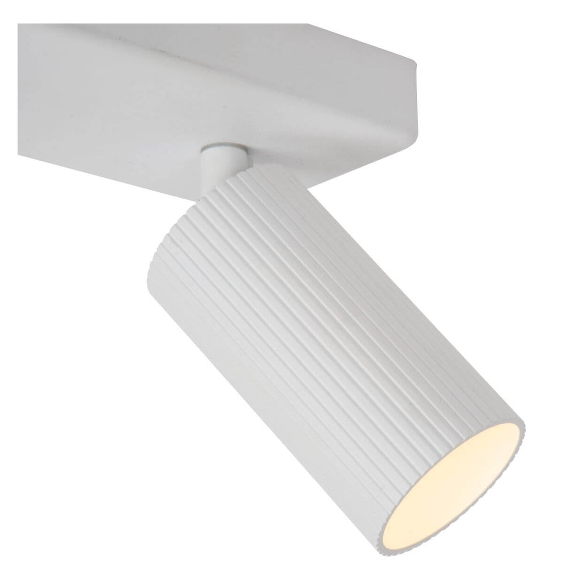 Plafonnier Clubs 2 lumières blanc