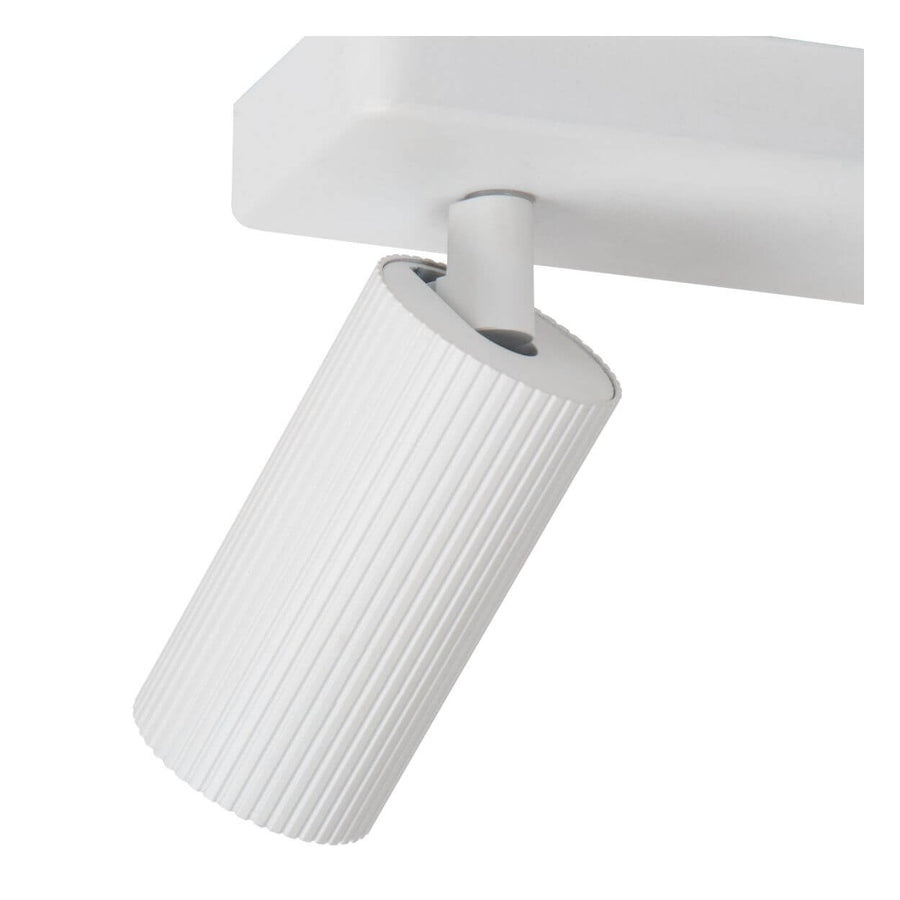 Plafonnier Clubs 2 lumières blanc
