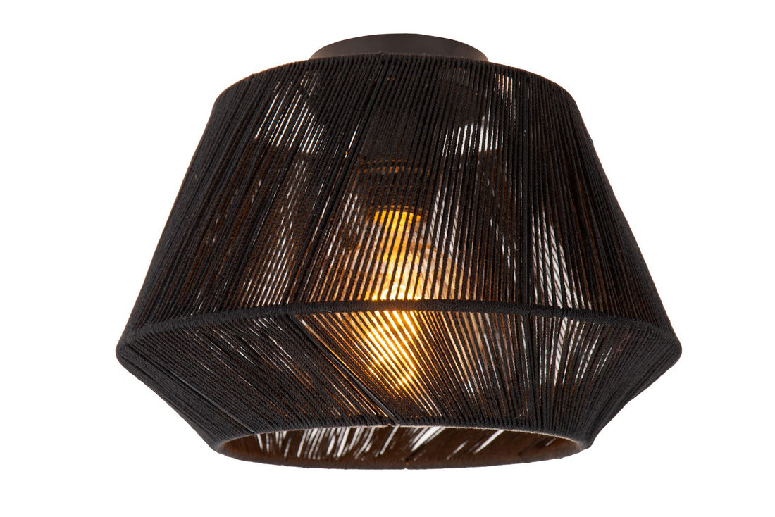 Plafonnier Jessica noir, coton