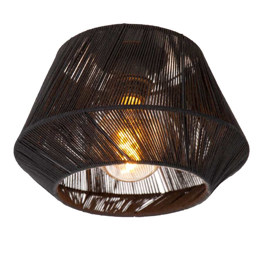 Plafonnier Jessica noir, coton