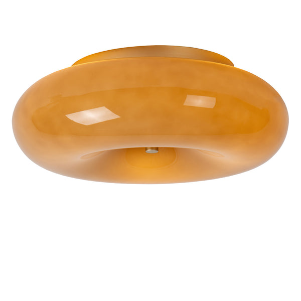 Plafonnier Sentino 3 lumières taupe, verre