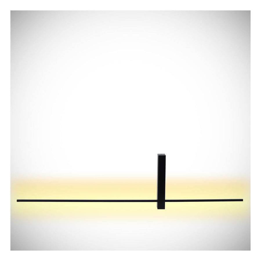 Applique murale Segin noire, L 90 cm