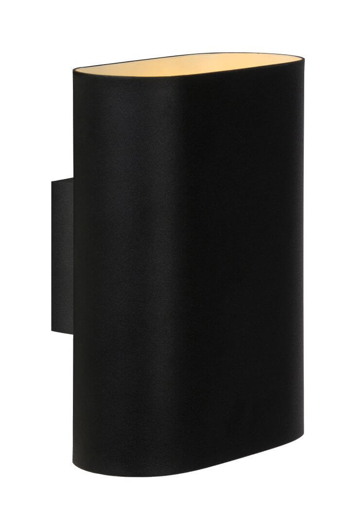 Applique murale Ovalis 2 lumières noire