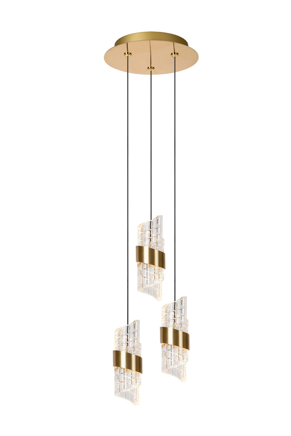 Suspension Kligande dorée, H 70 cm (13496/21/02)
