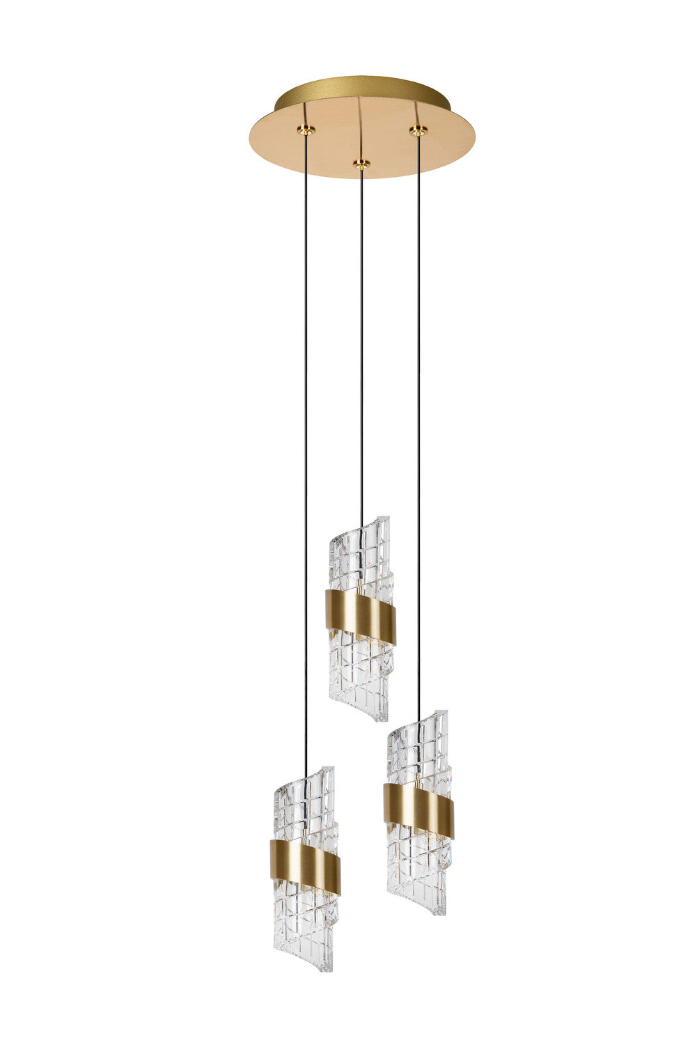 Suspension Kligande dorée, H 70 cm (13496/21/02)