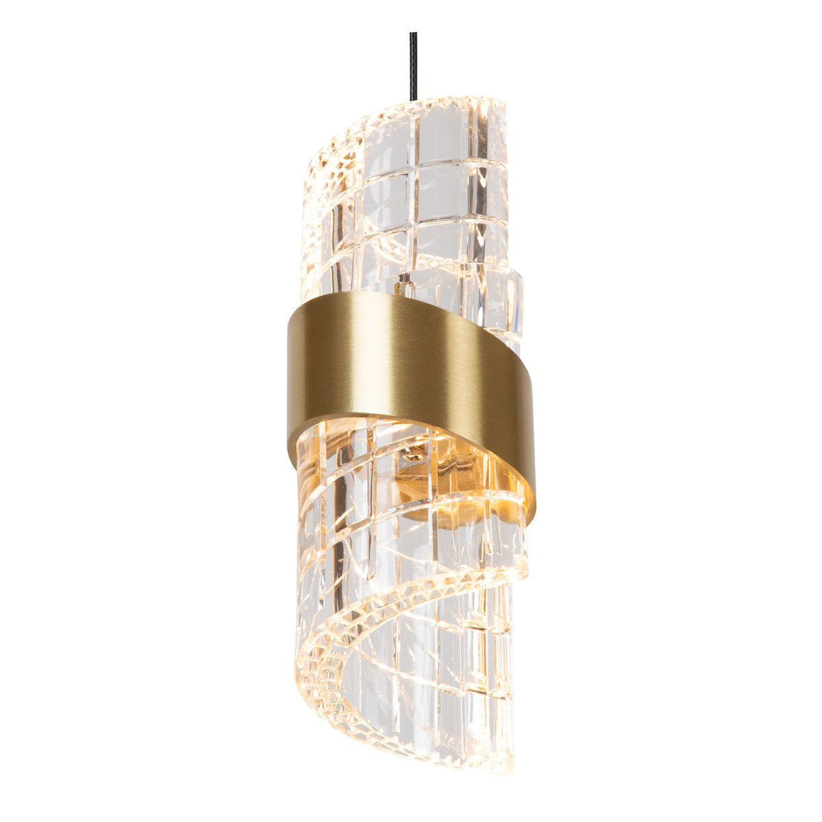 Suspension Kligande dorée, H 70 cm (13496/21/02)