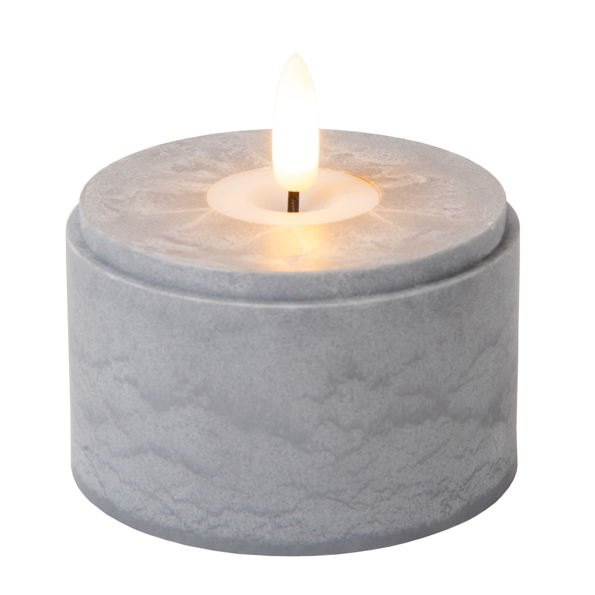 Lampe à poser Velas fumée, verre