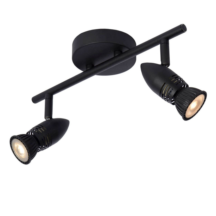 Plafonnier Caro 2 lumières noir