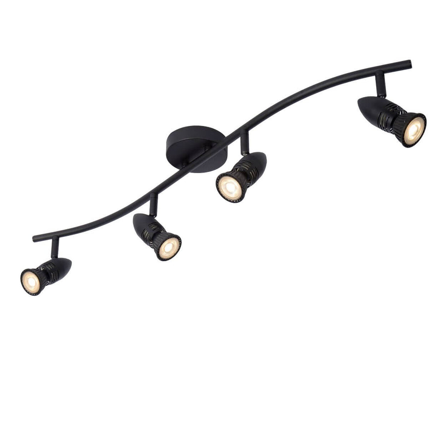 Plafonnier Caro 4 lumières noir