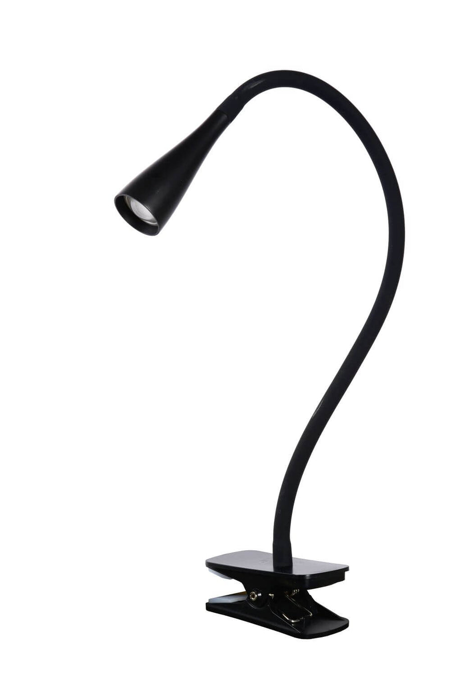 Lampe de bureau Zozy noire, H 53,5 cm