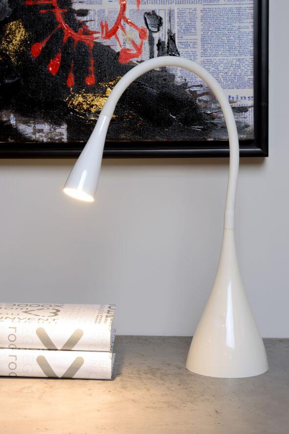 Lampe de bureau Zozy blanche