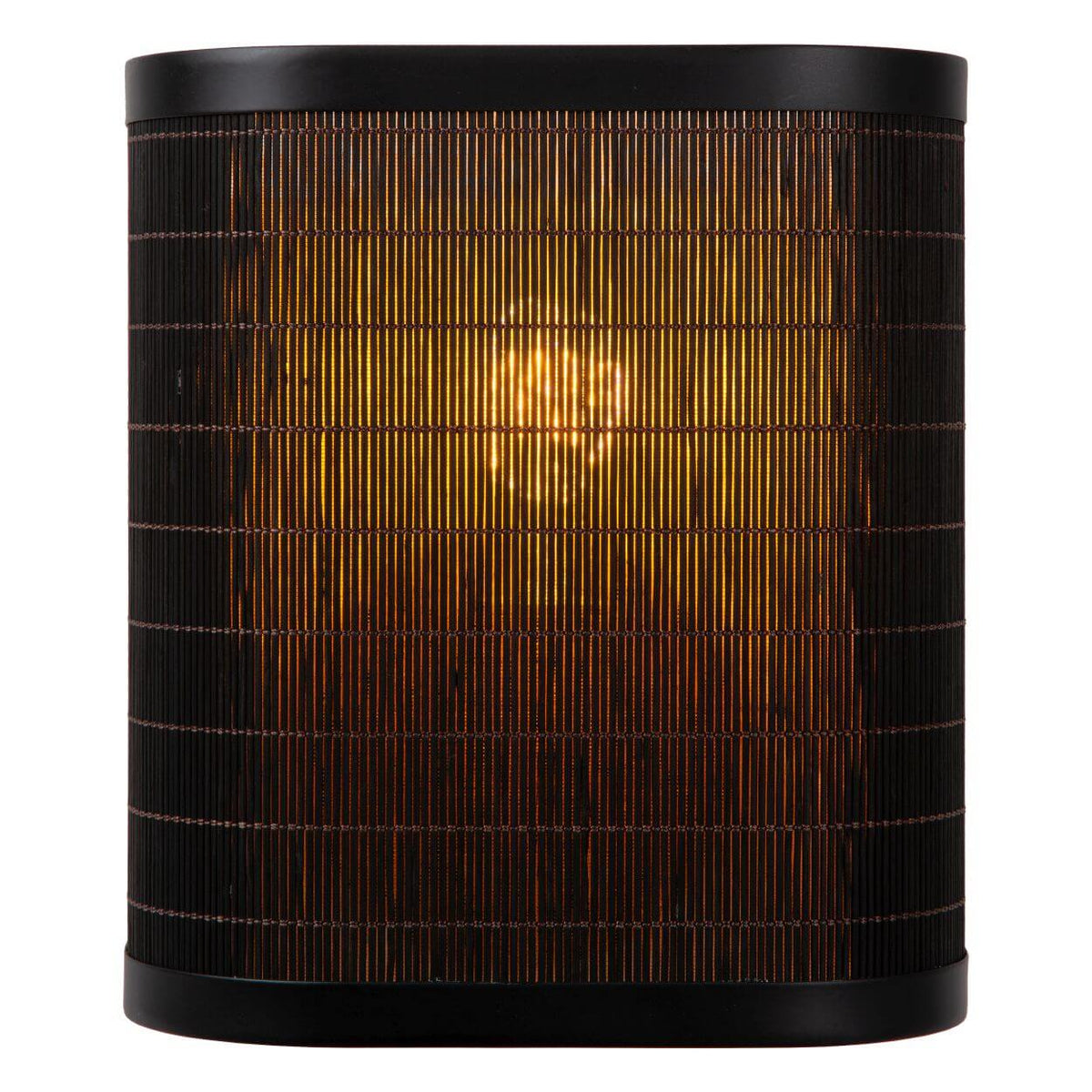 Applique murale Tagalog noire et bois clair, H 20 cm
