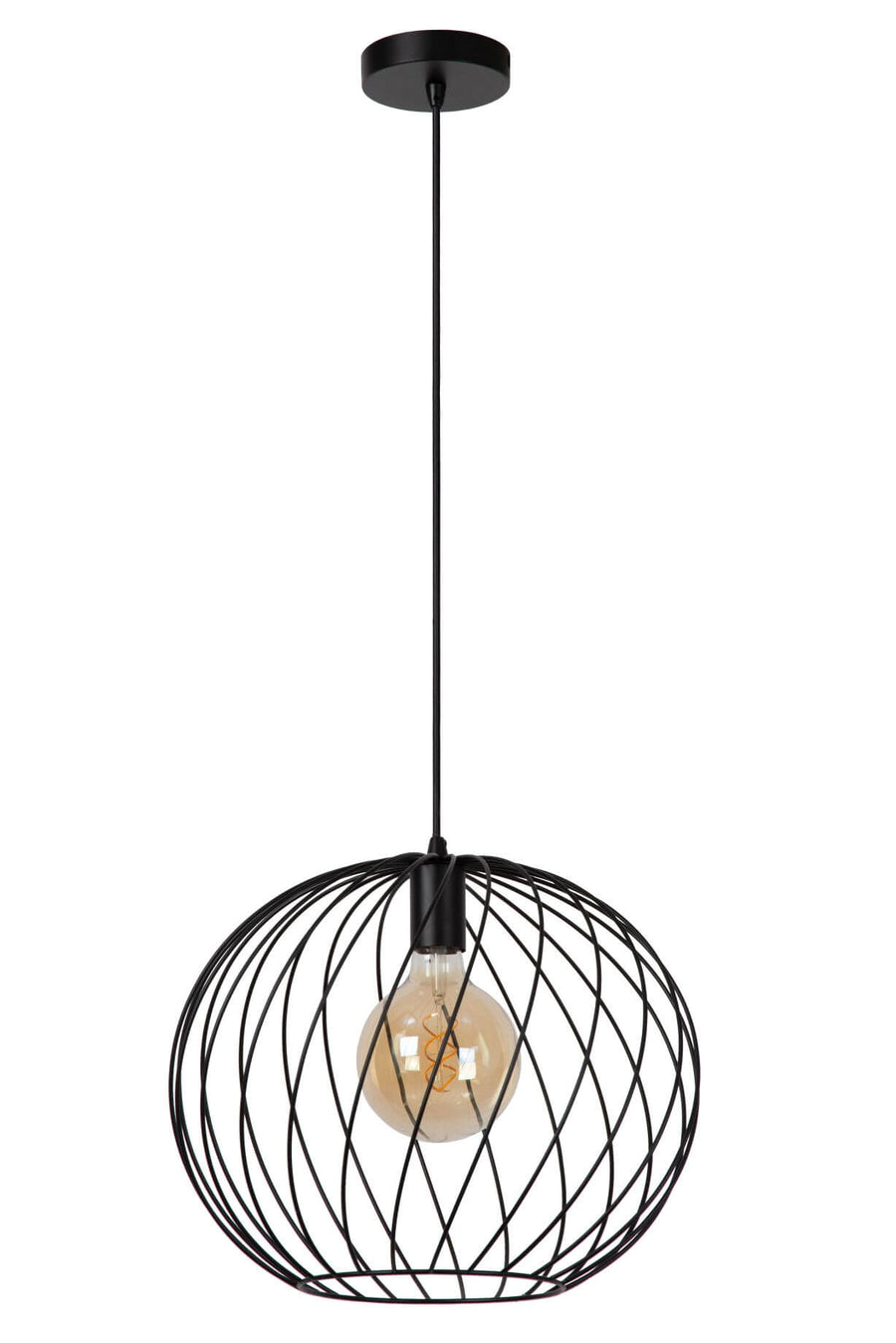 Suspension Danza noire, H 70 cm