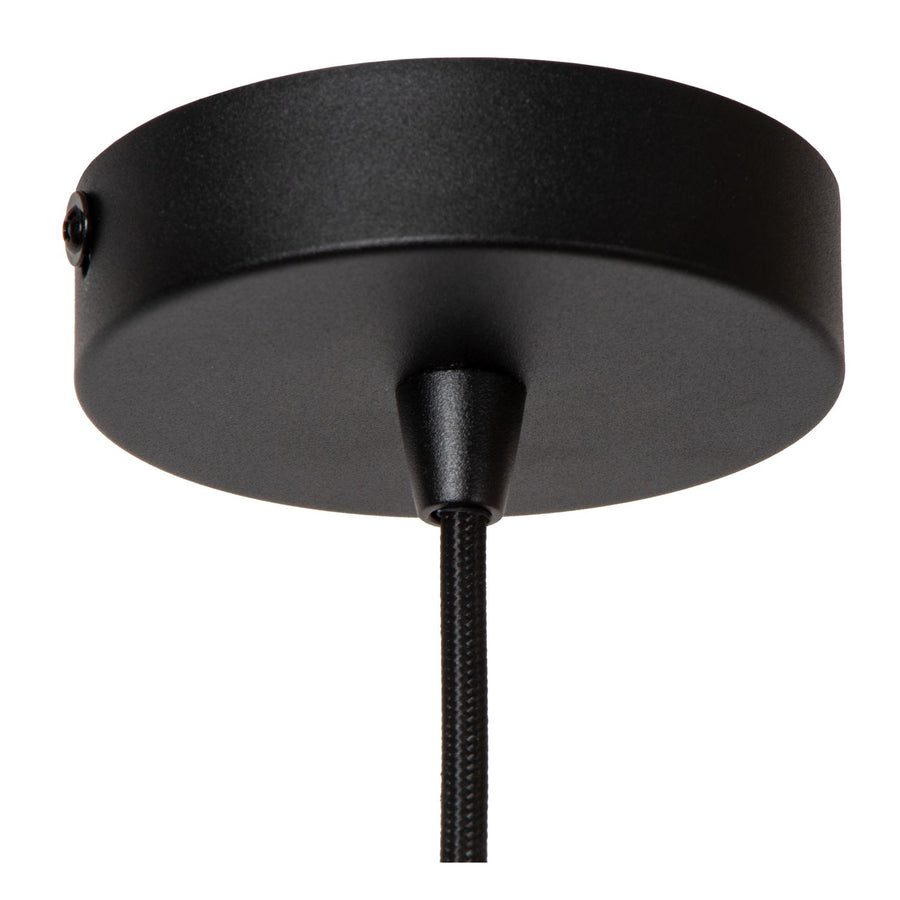 Suspension Rosas noire et dorée mat