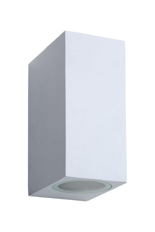 Applique extérieure Zora 2 lumières blanche