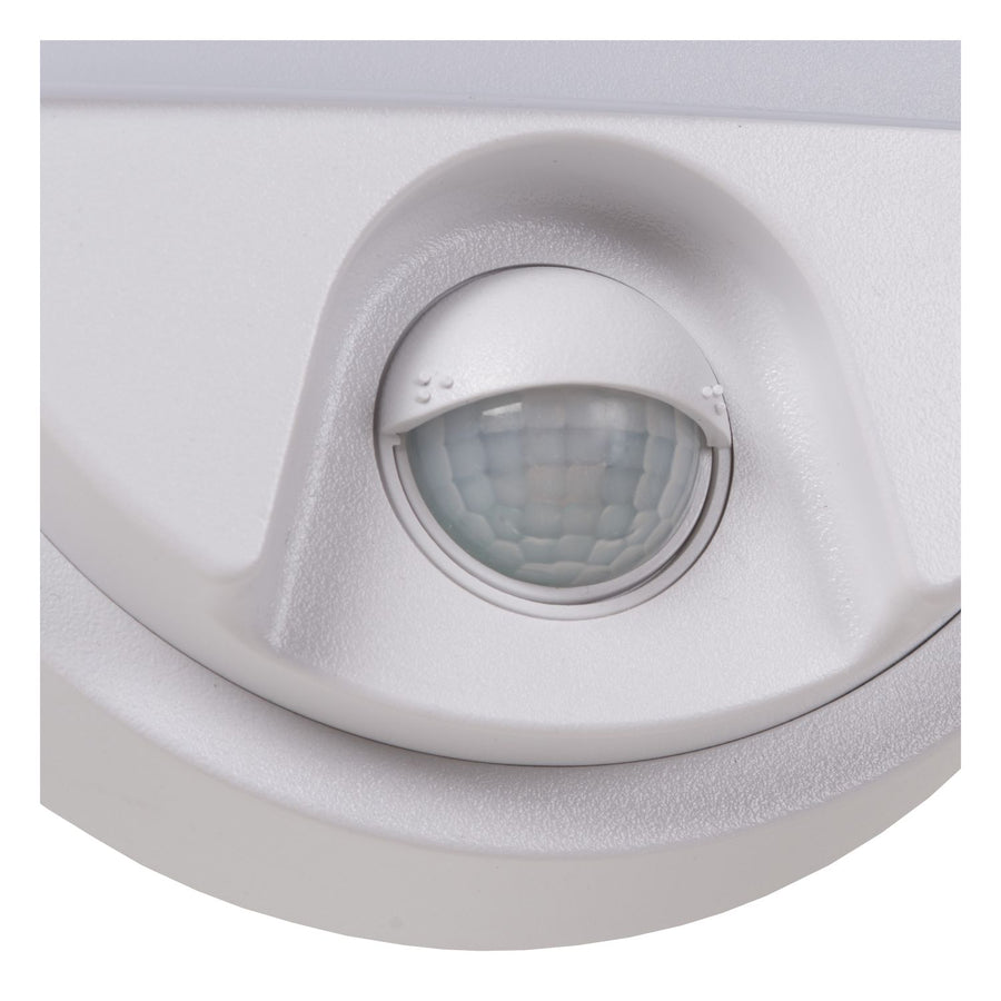 Applique extérieure Hups IR blanche, H 21 cm