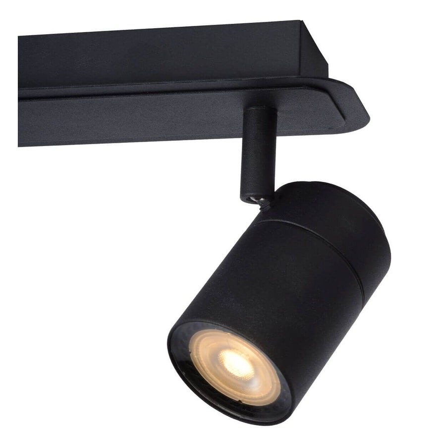 Plafonnier Lennert 2 lumières noir