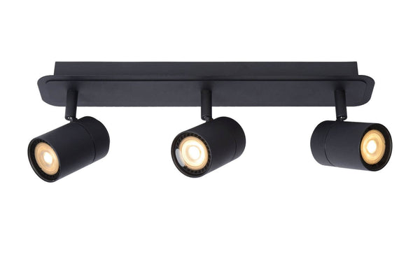 Plafonnier Lennert 3 lumières noir