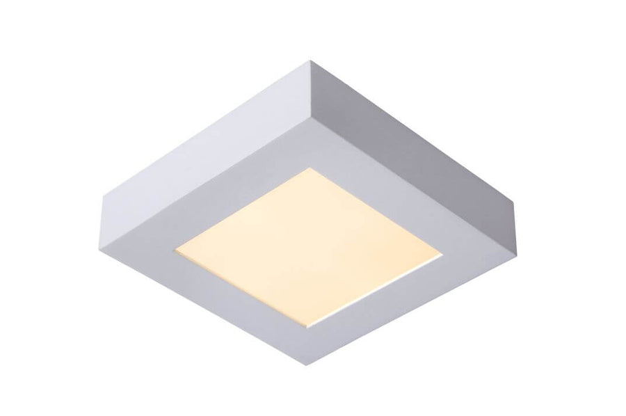Plafonnier Brice blanc, L 16,8 cm