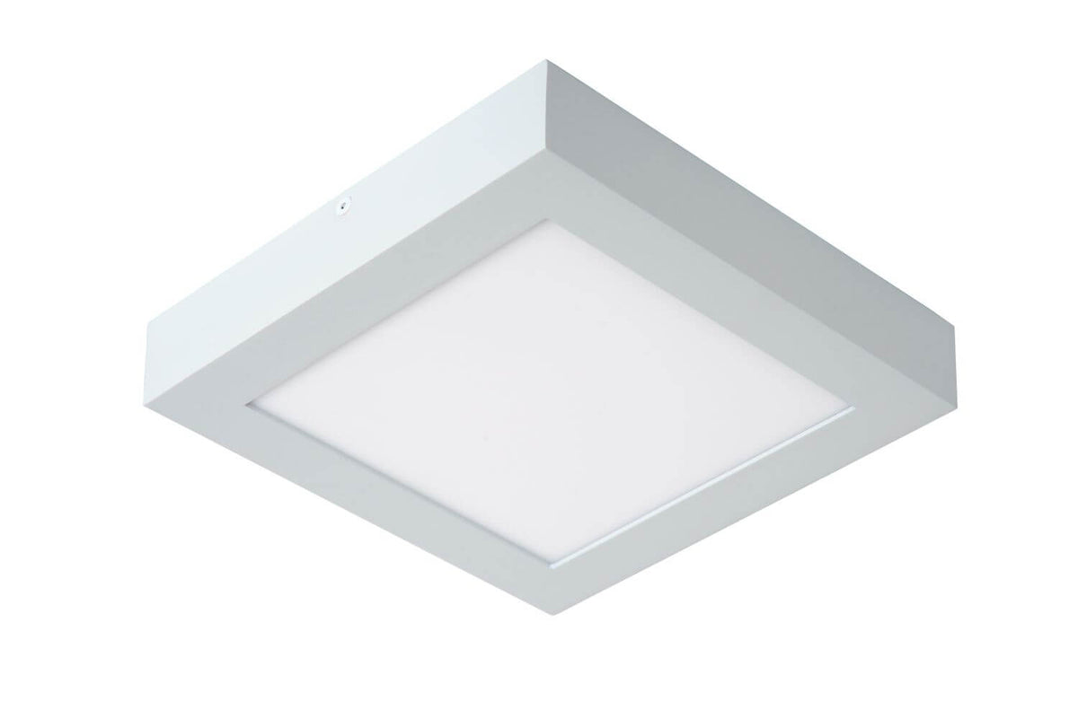Plafonnier Brice blanc, L 22 cm