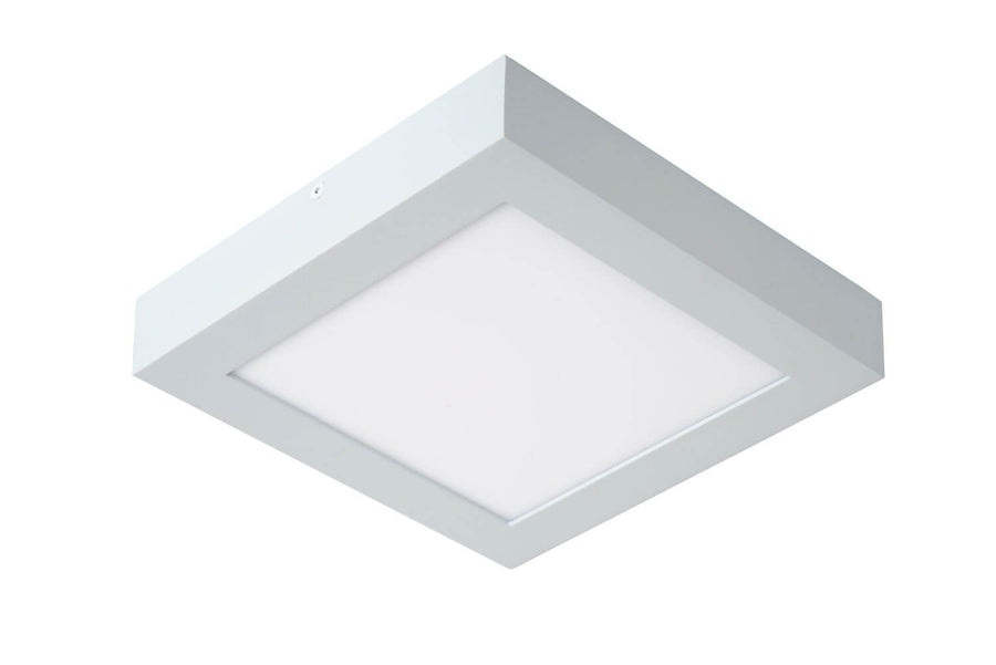 Plafonnier Brice blanc, L 22 cm