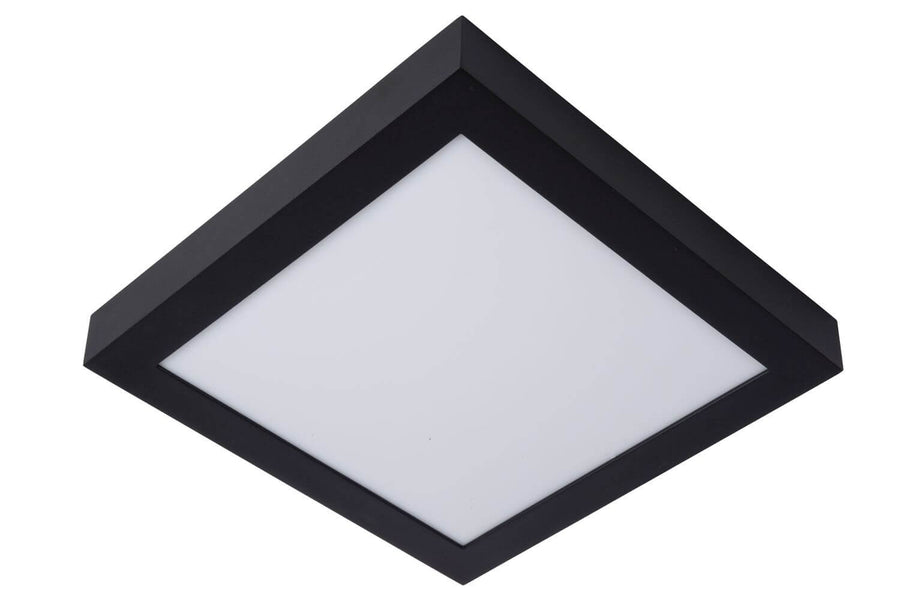 Plafonnier Brice noir, L 30 cm