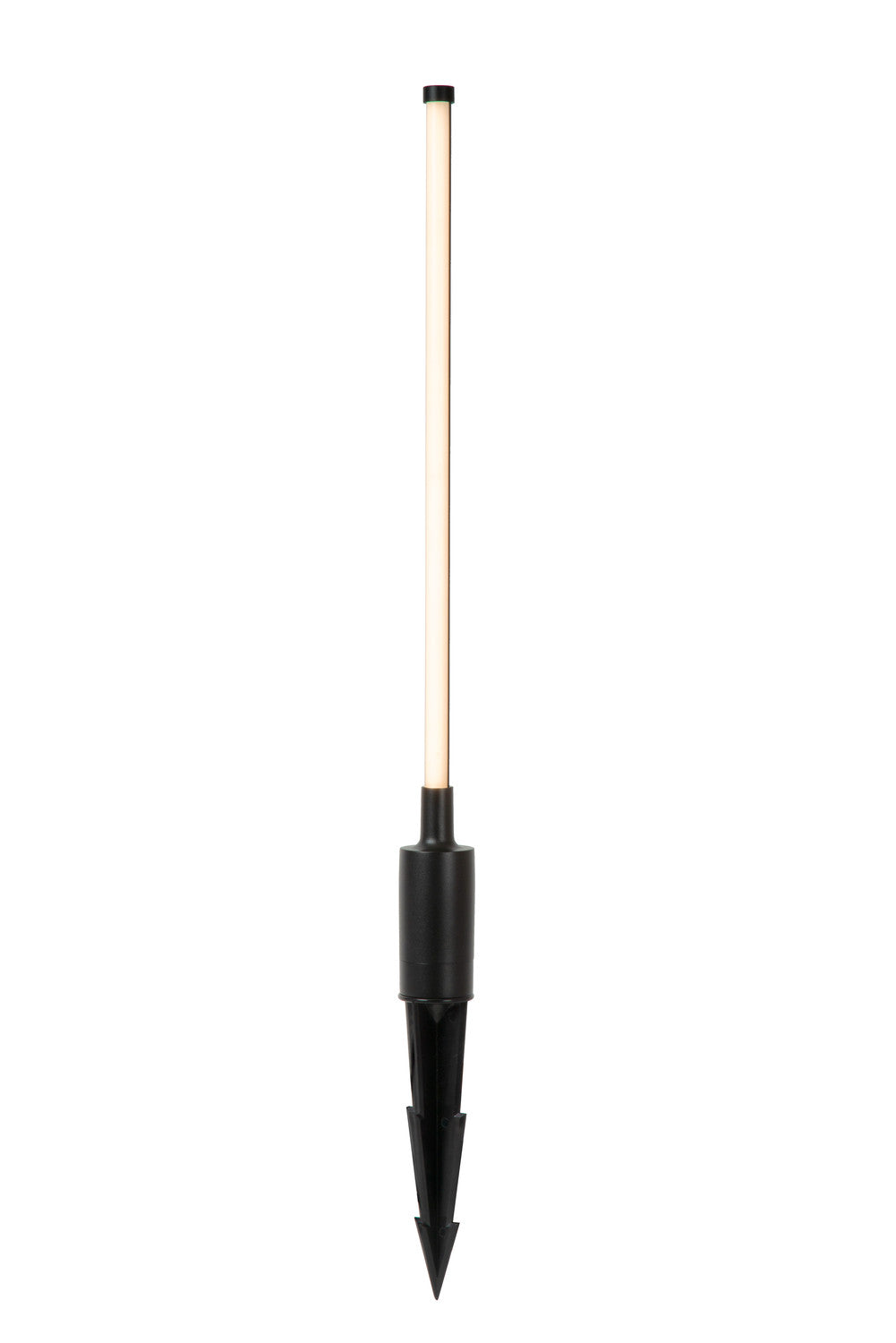 Projecteur extérieur Lornex noir, H 58 cm