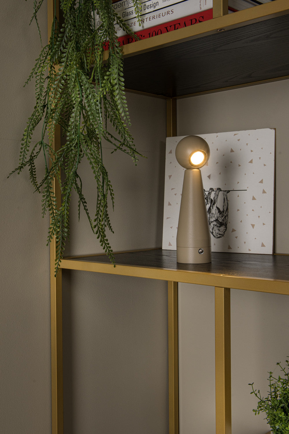 Lampe à poser Ipsos taupe