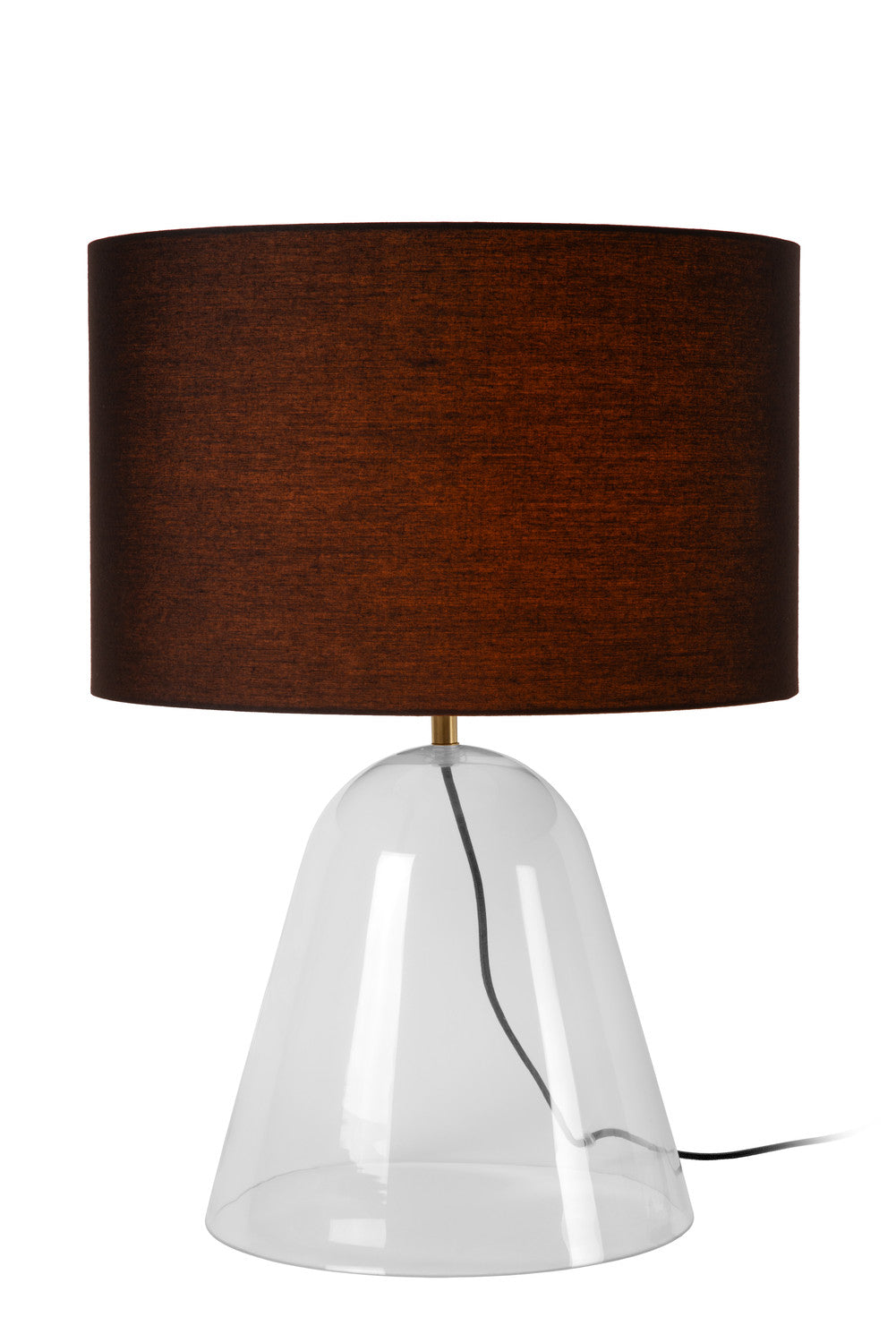 Lampe à poser Campana transparente, tissu, H 52,9 cm