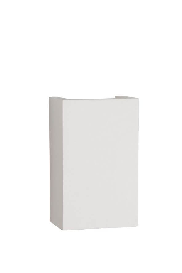 Applique murale Gipsy blanche, plâtre, H 18 cm (35201/18/31)