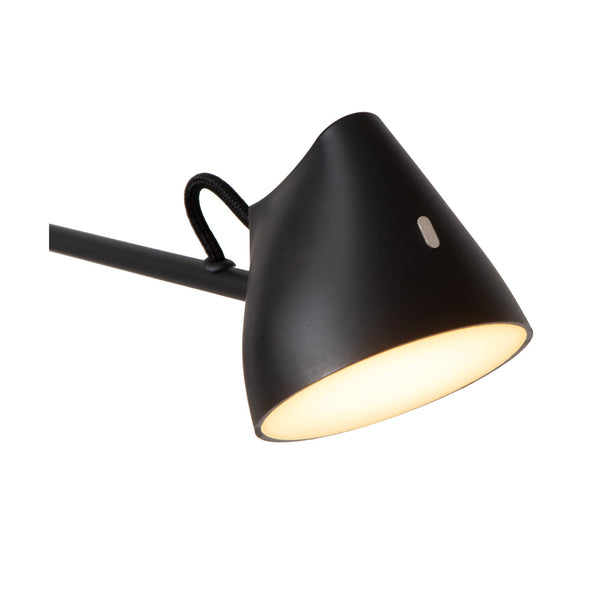 Applique murale Milne noire, H 54 cm