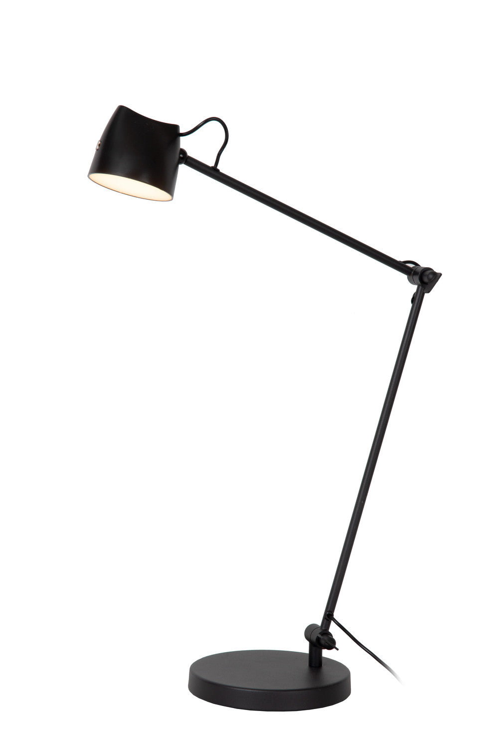 Lampadaire Milne noir, H 42 cm