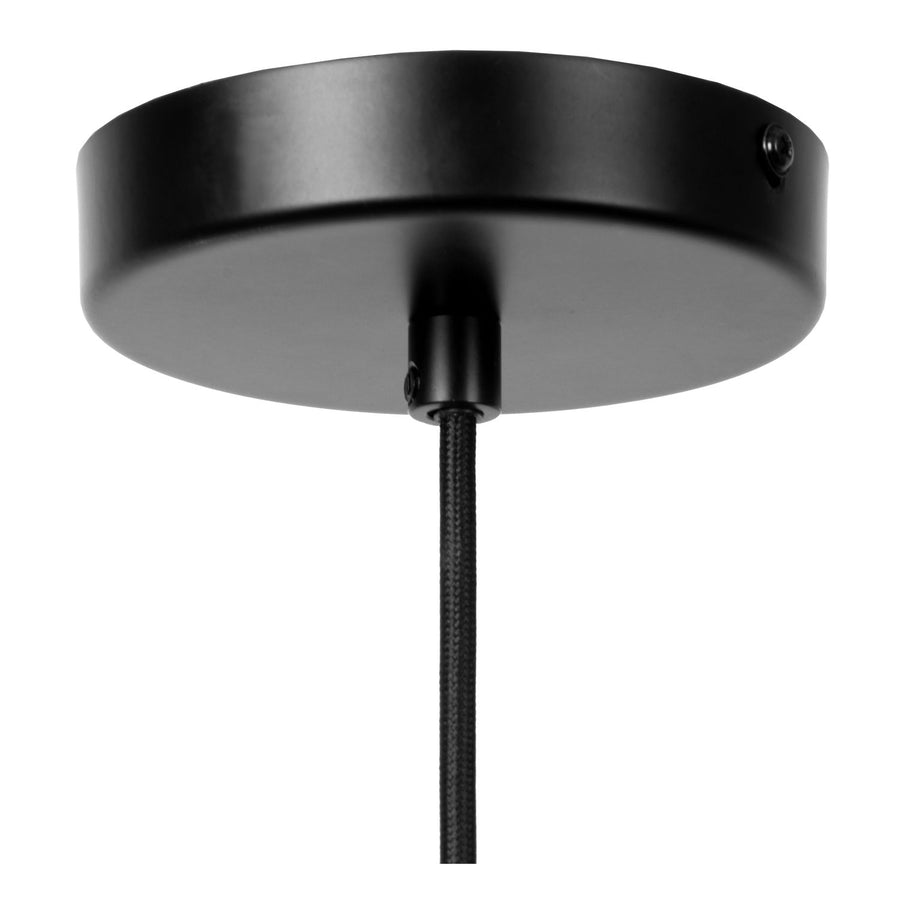 Suspension Ilona ambrée et noire, verre (45408/22/62)