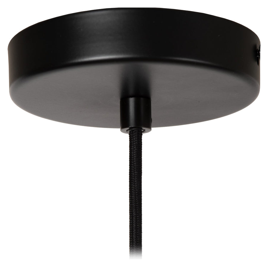 Suspension Monsaraz ambrée et noire, verre